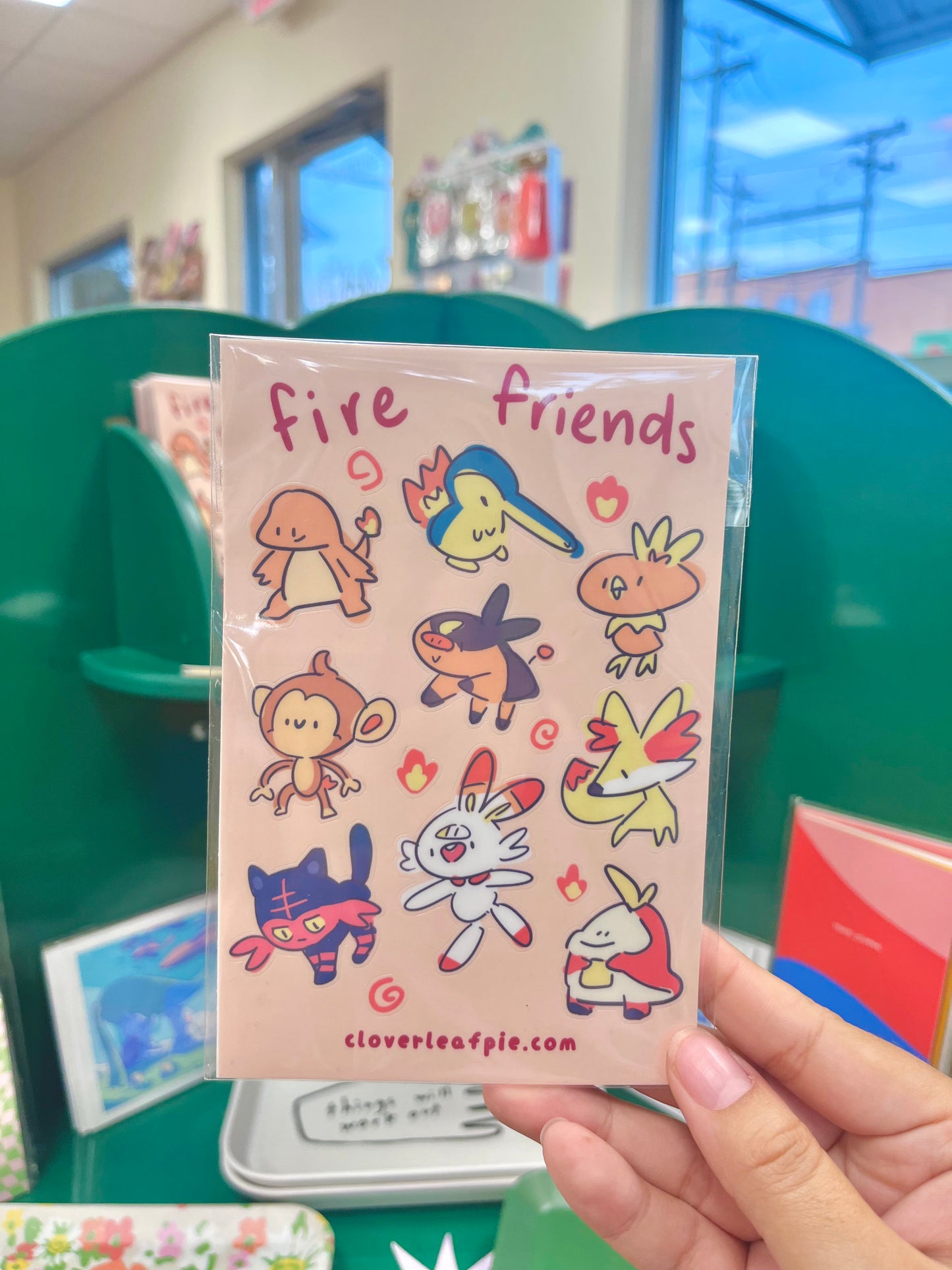 Fire Friends Sticker Sheet