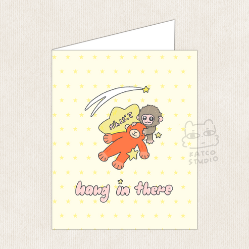 KATCO punch hang in there card
