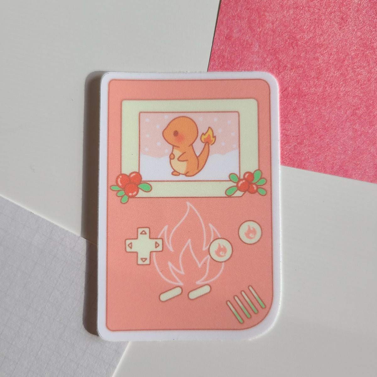 Item 1 - Pokemon Stickers (Charmander)