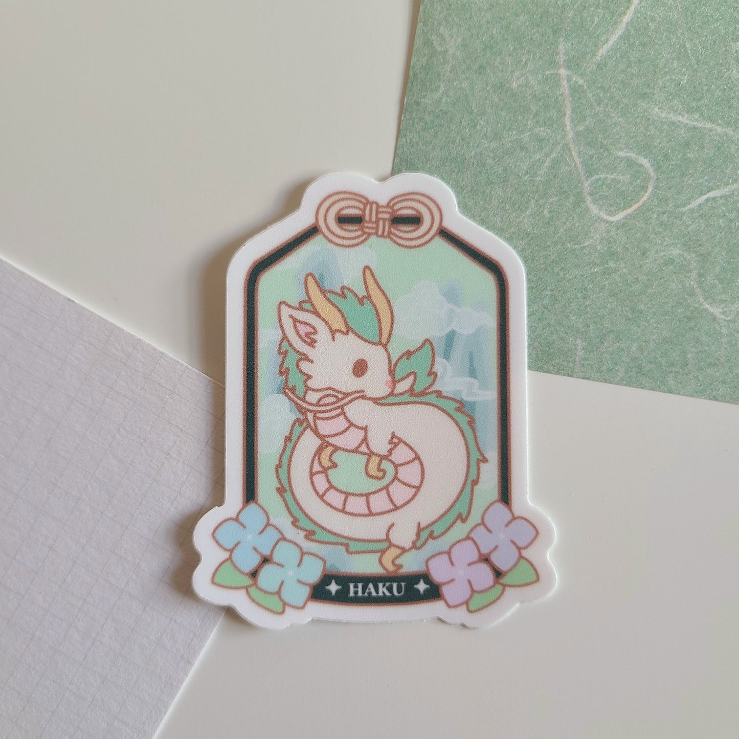 Item 10 - Studio Ghibli Stickers (Haku)