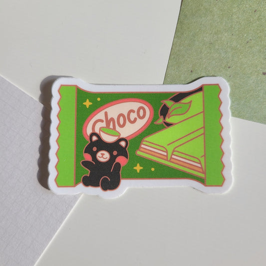 Item 19 - Matcha chocolate sticker