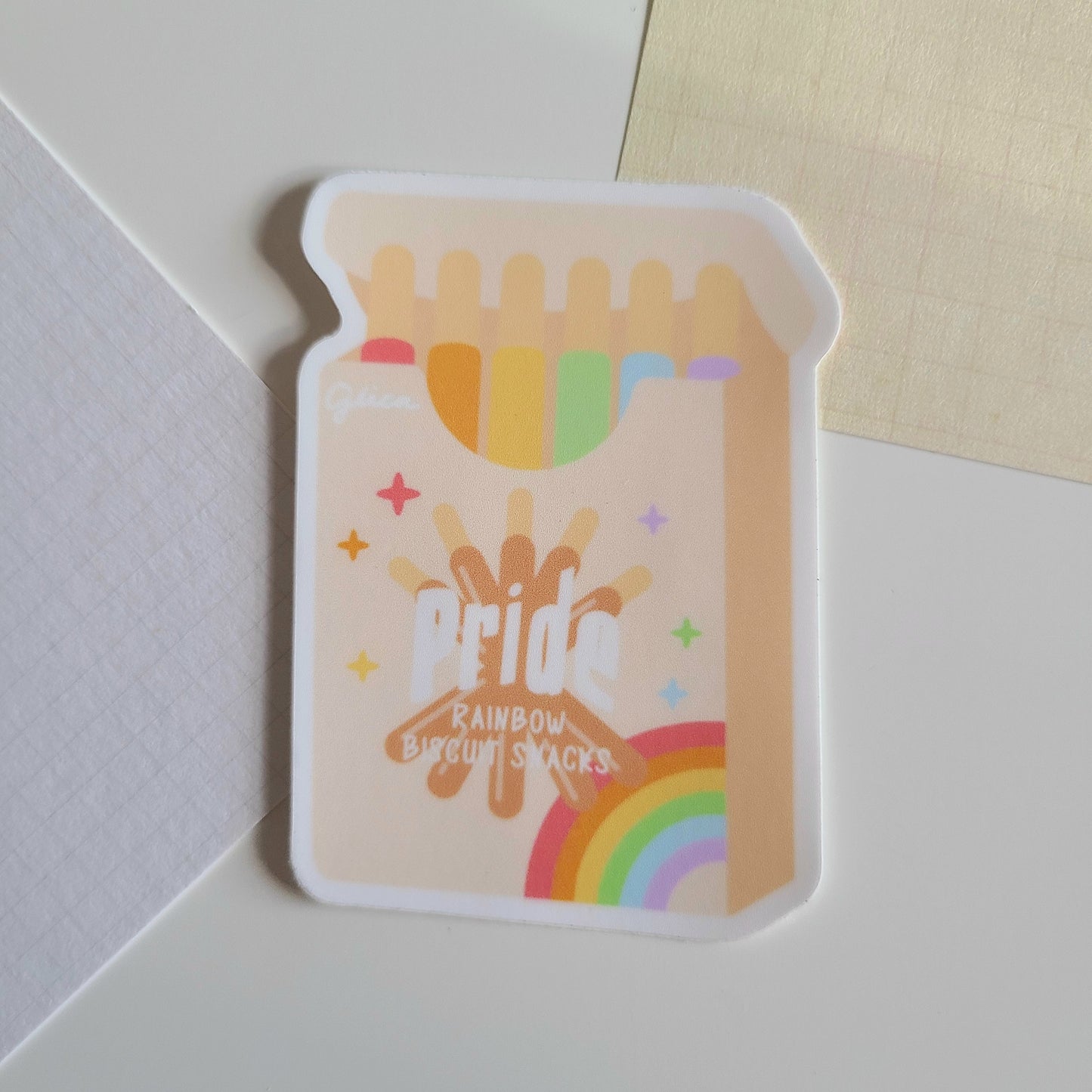 Item 20 - Pride stickers (rainbow)