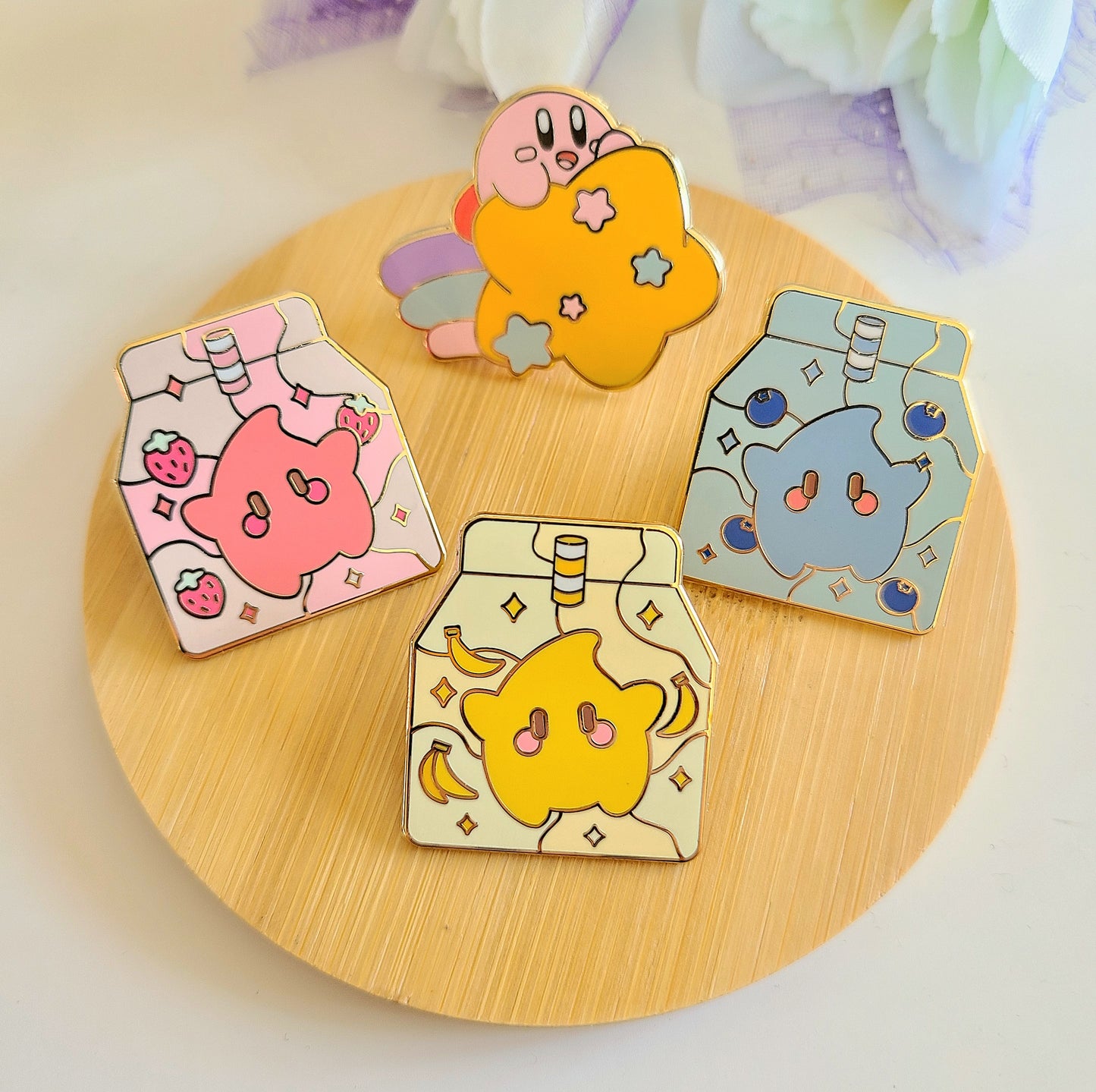 Item 46 - Luma enamel pin (banana)