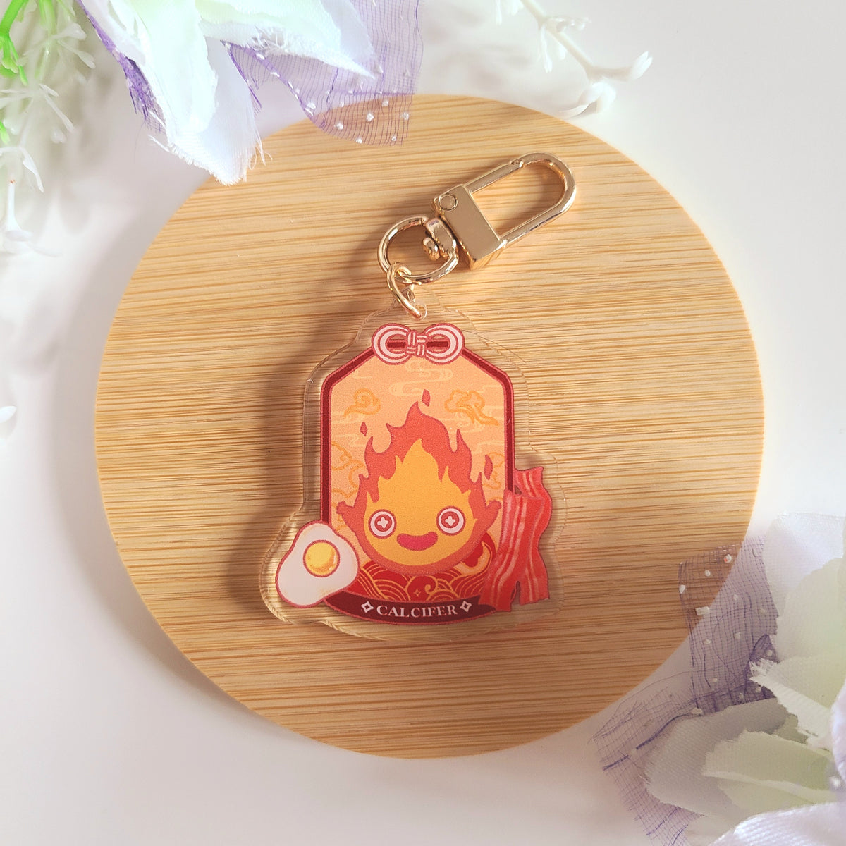 Item 59 - Studio ghibli keychains (Calcifer)