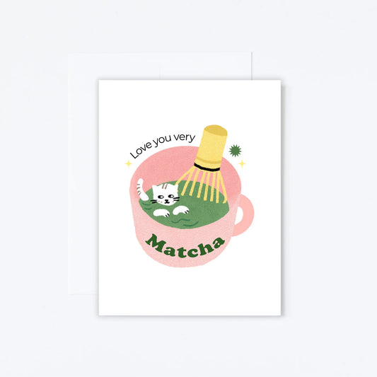 Love You Matcha Greeting Card