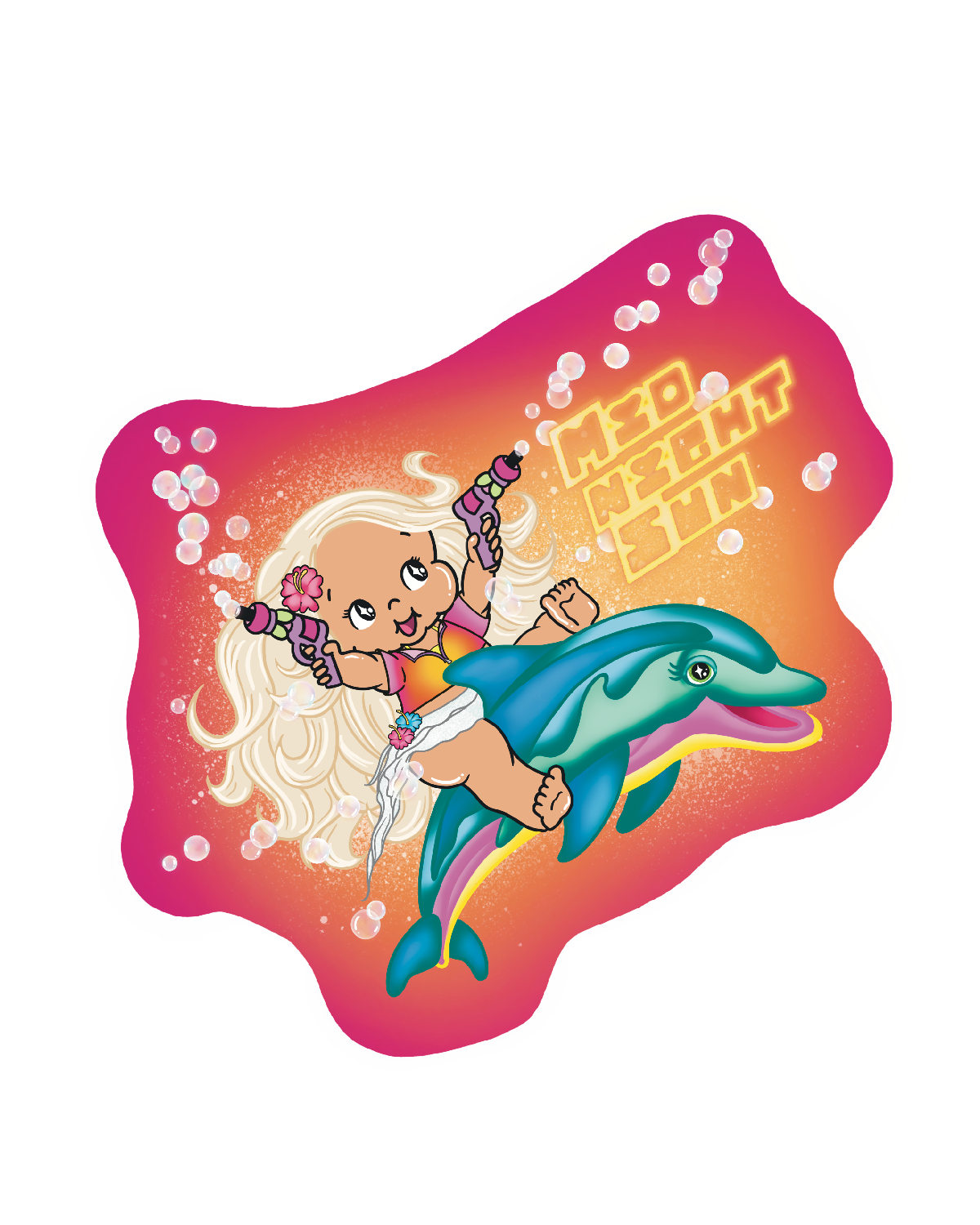 Midnight Sun Kewpie Sticker