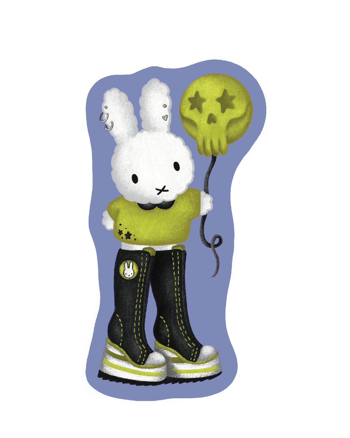 Miffee Big Boots Sticker