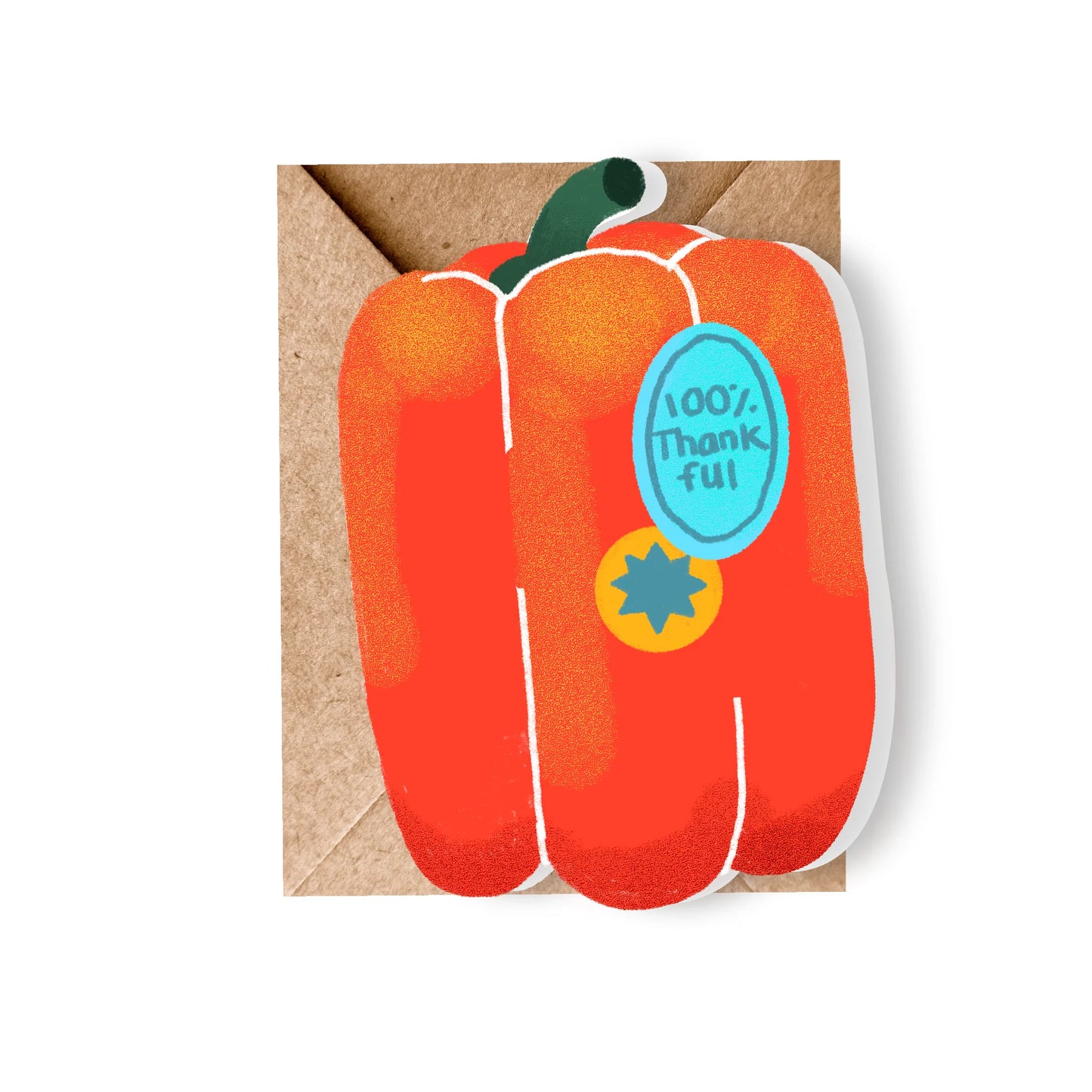 Mini Red Pepper Greeting Card