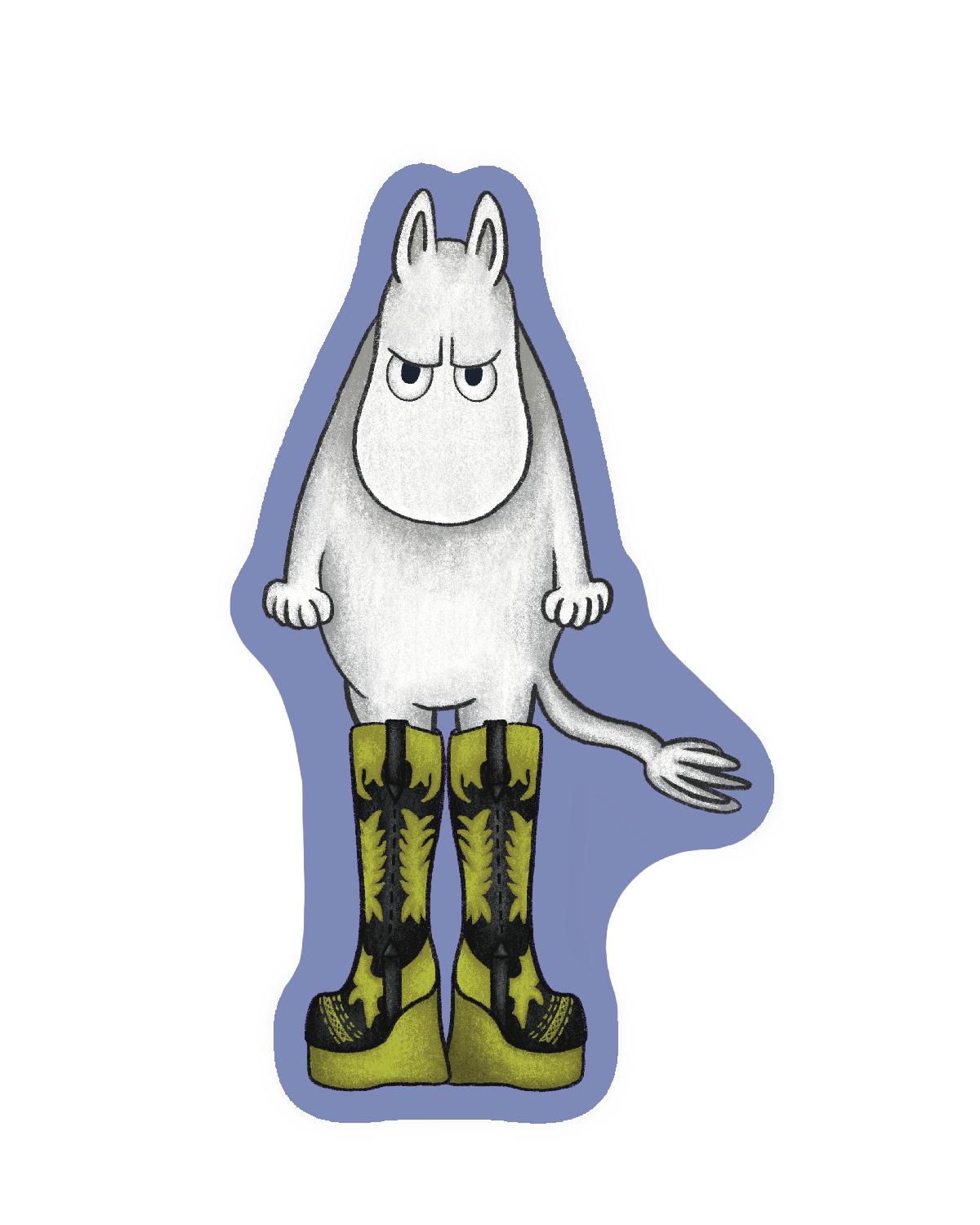 Moomee Big Boots Sticker