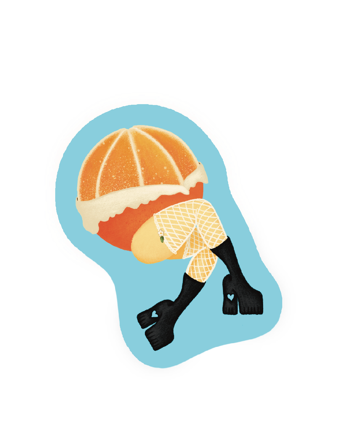 Orange Sticker