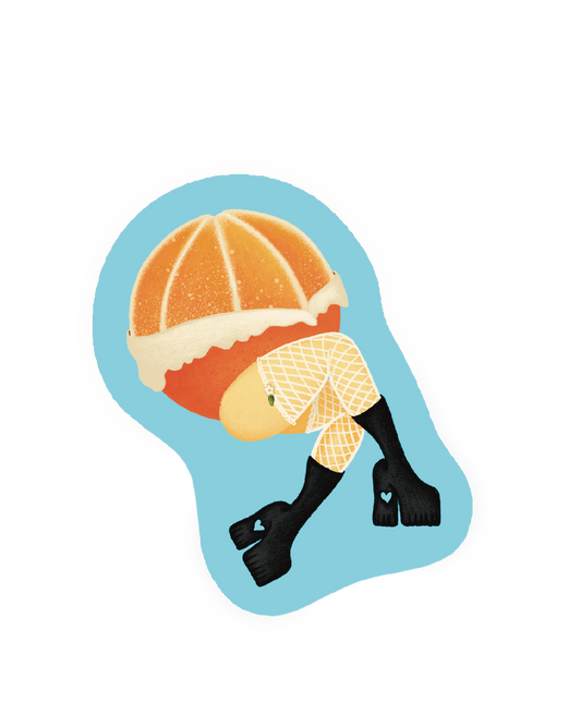 Orange Sticker