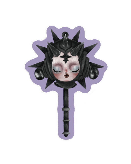 Panda Girl Mace Sticker