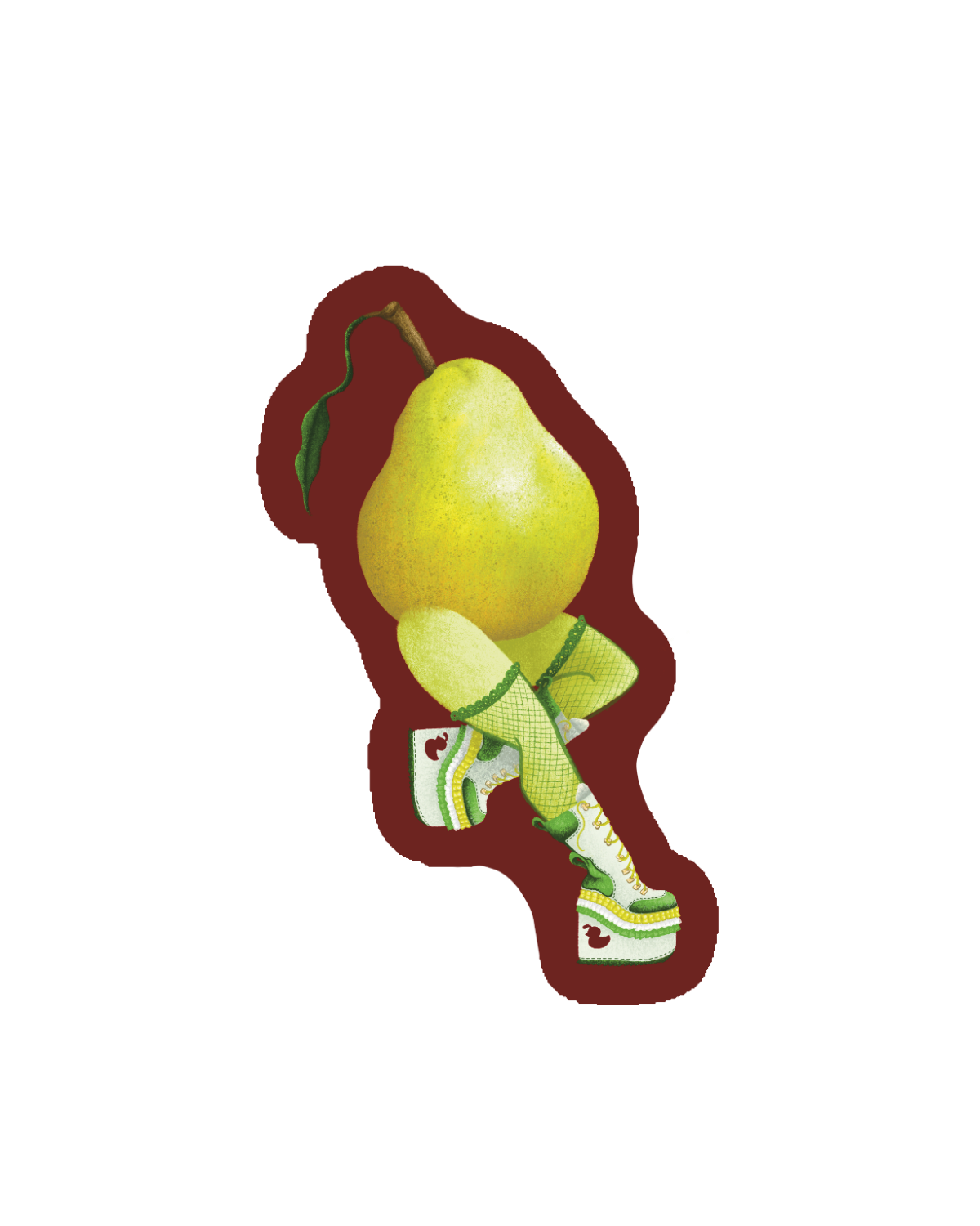Pear Sticker
