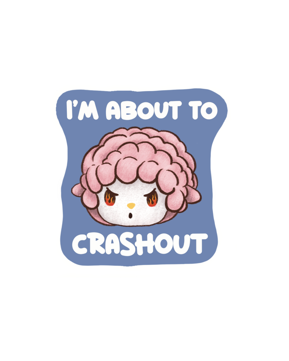 Piano Crashout Sticker