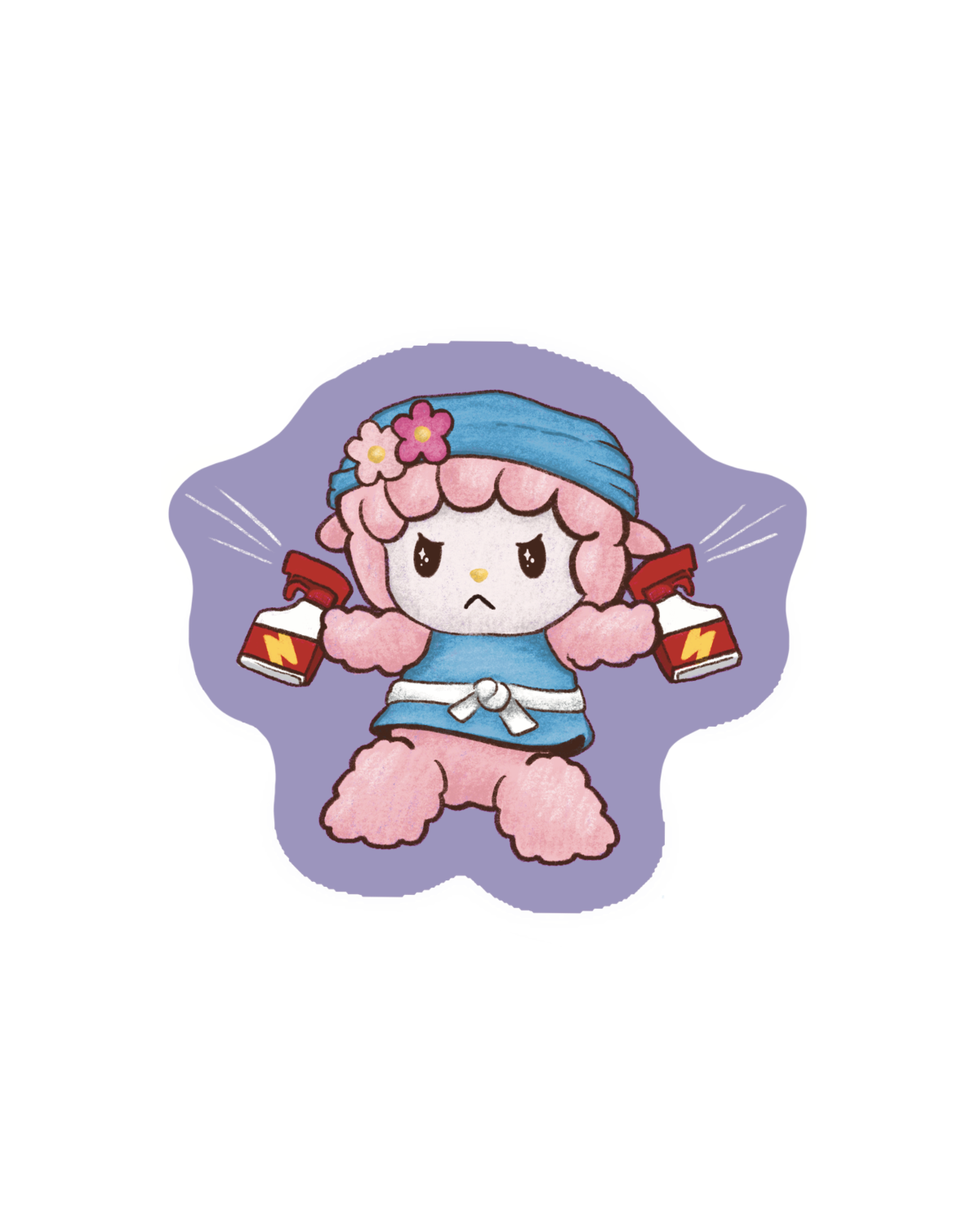 Piano Fight Sticker
