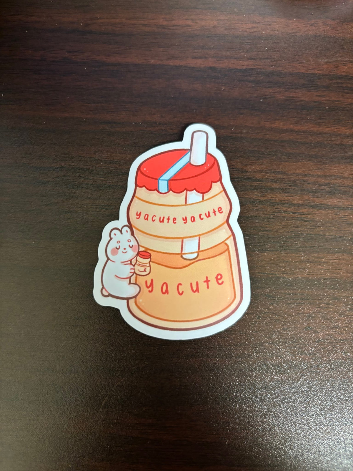 Bunny Yakult Sticker
