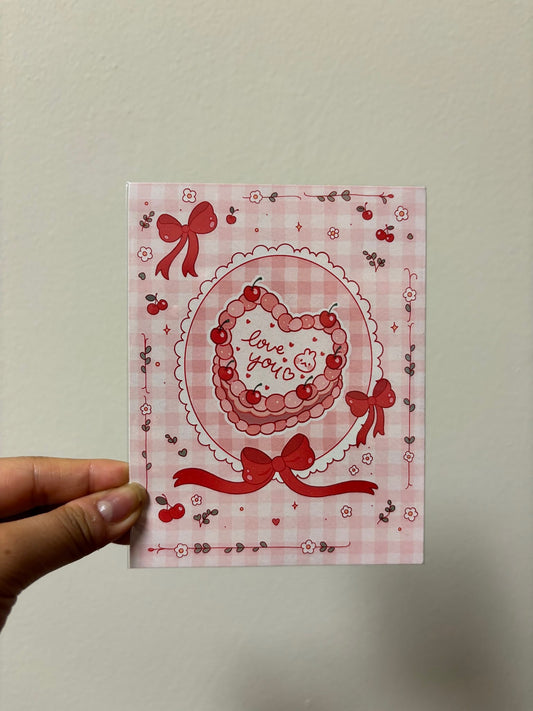 Love You Print