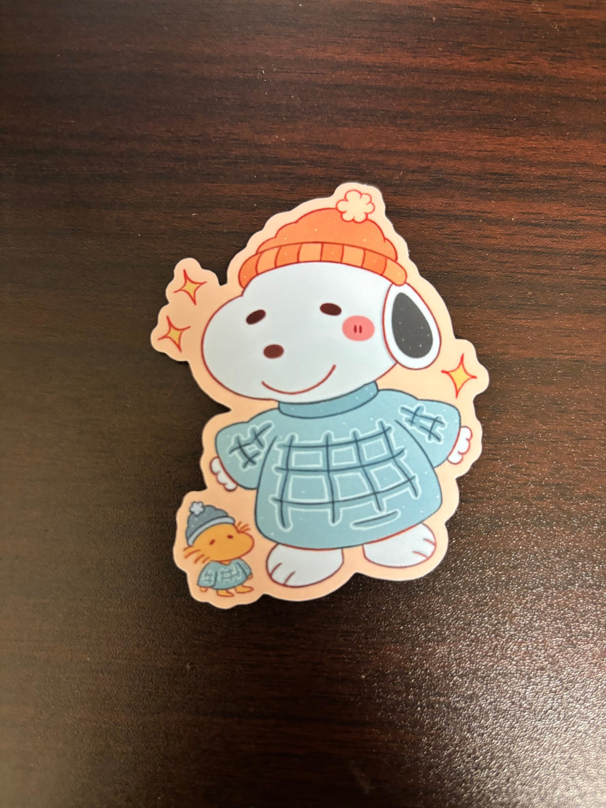 Snoopy Puffer Sticker