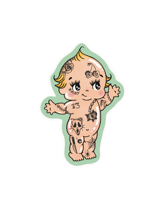 Tattoo Kewpie Sticker
