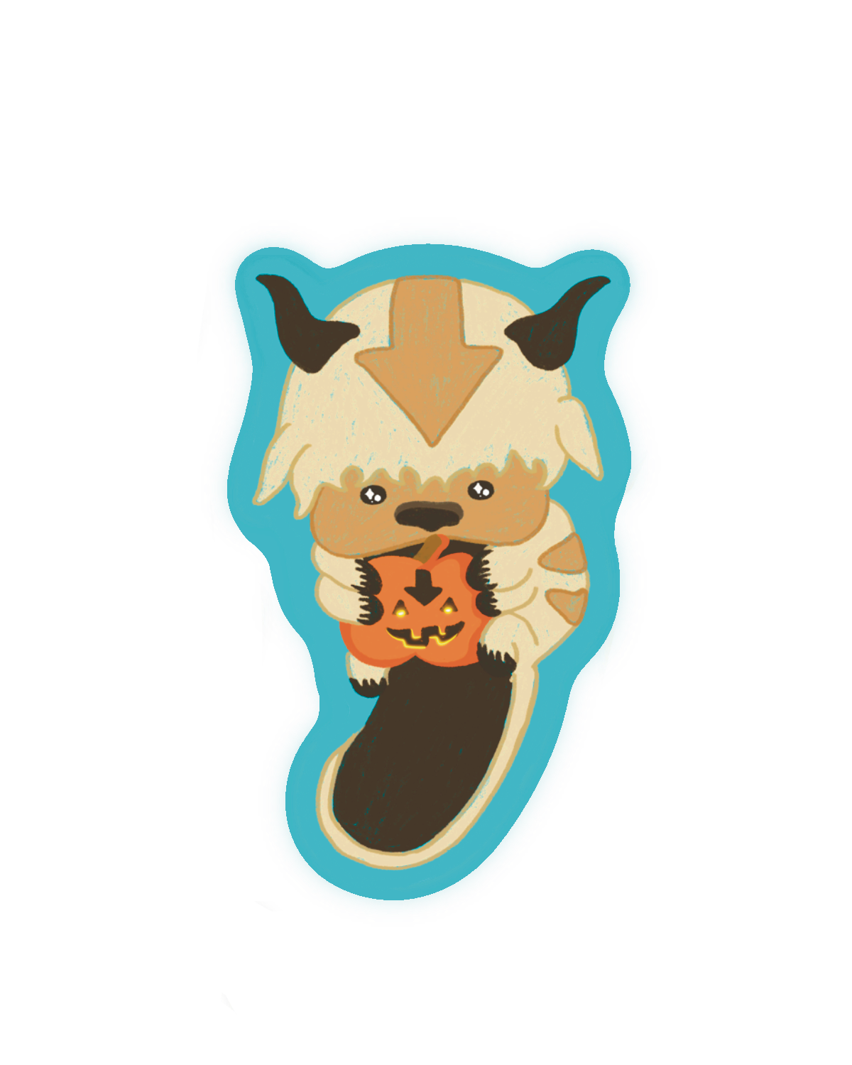 YipYip Pumpkin Sticker