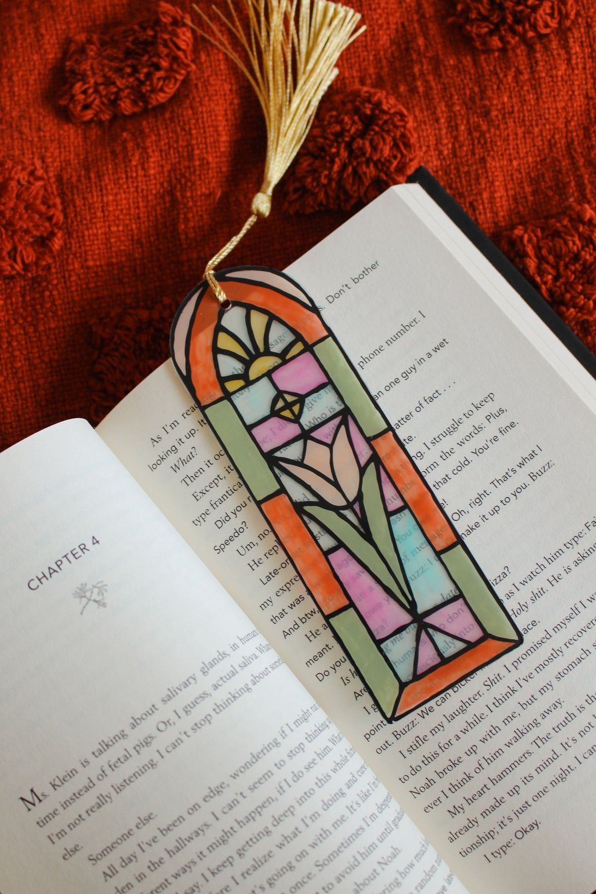 3/9  STAINED GLASS INSPIRED BOOKMARK WORKSHOP
