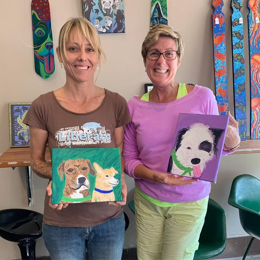 8/19 PAINTING WITH A PIT COLLAB WORKSHOP