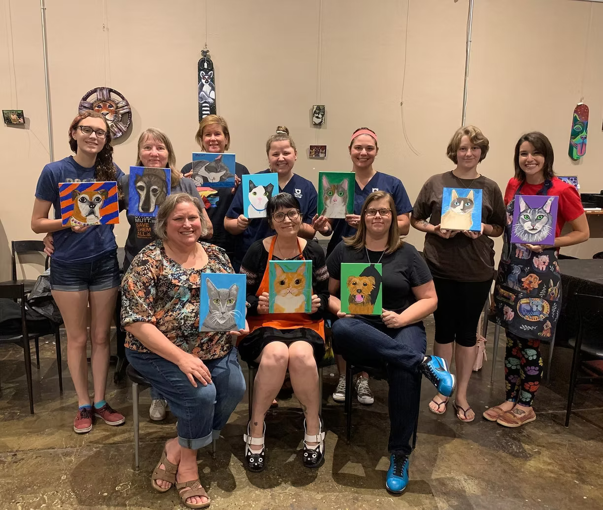 8/19 PAINTING WITH A PIT COLLAB WORKSHOP