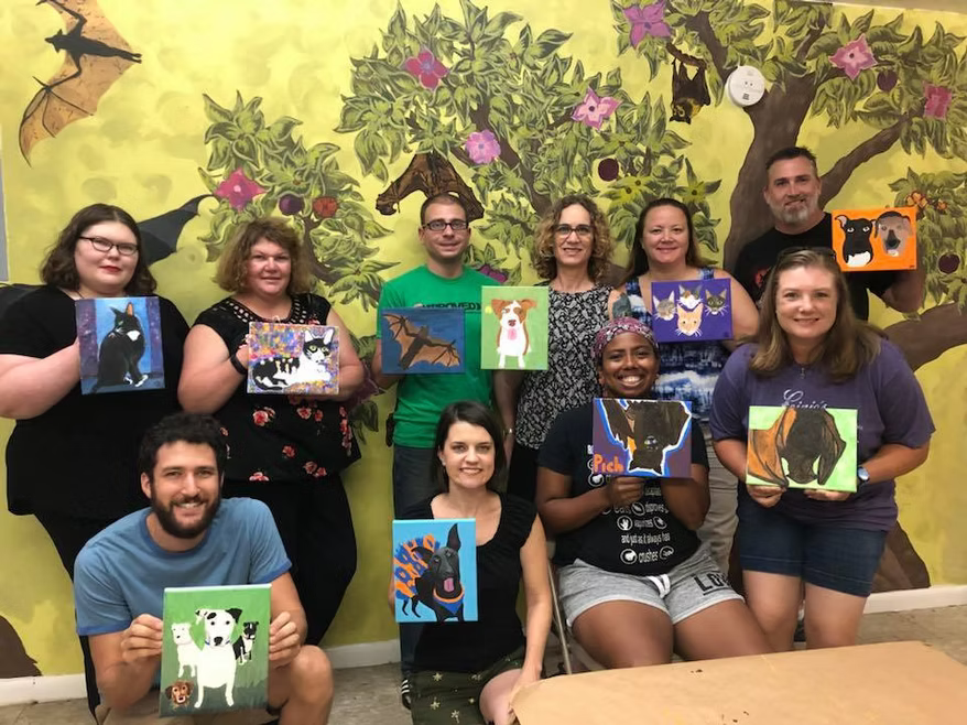 8/19 PAINTING WITH A PIT COLLAB WORKSHOP