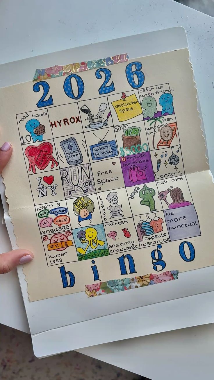 1/15 2026 BINGO CARD WORKSHOP