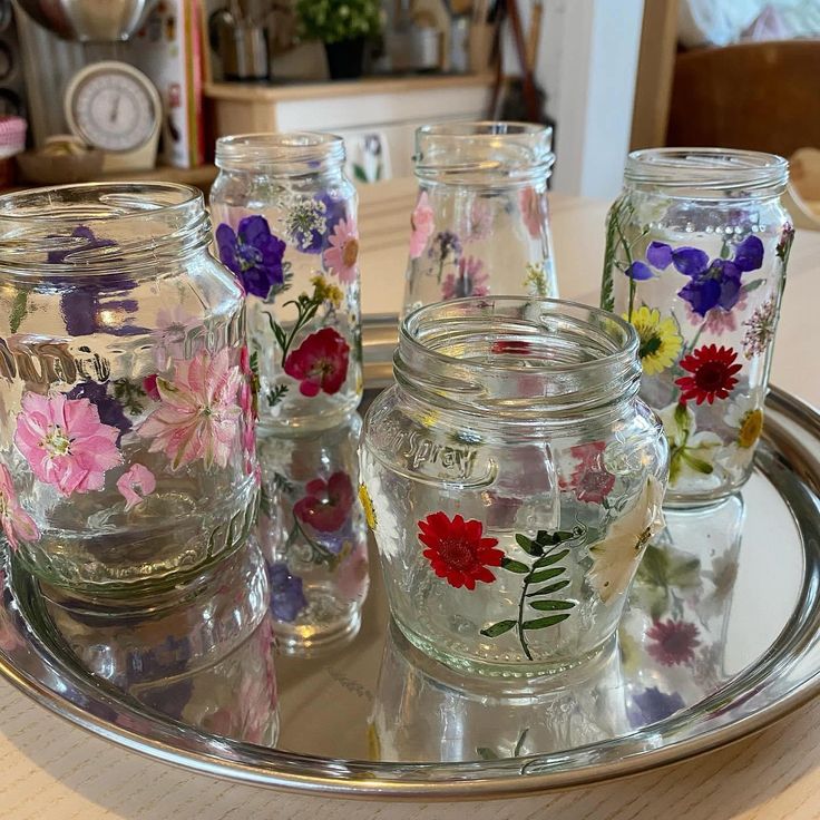 4/15 PRESSED FLOWER MASON JAR WORKSHOP
