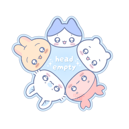 Chiikawa Heady Empty Sticker