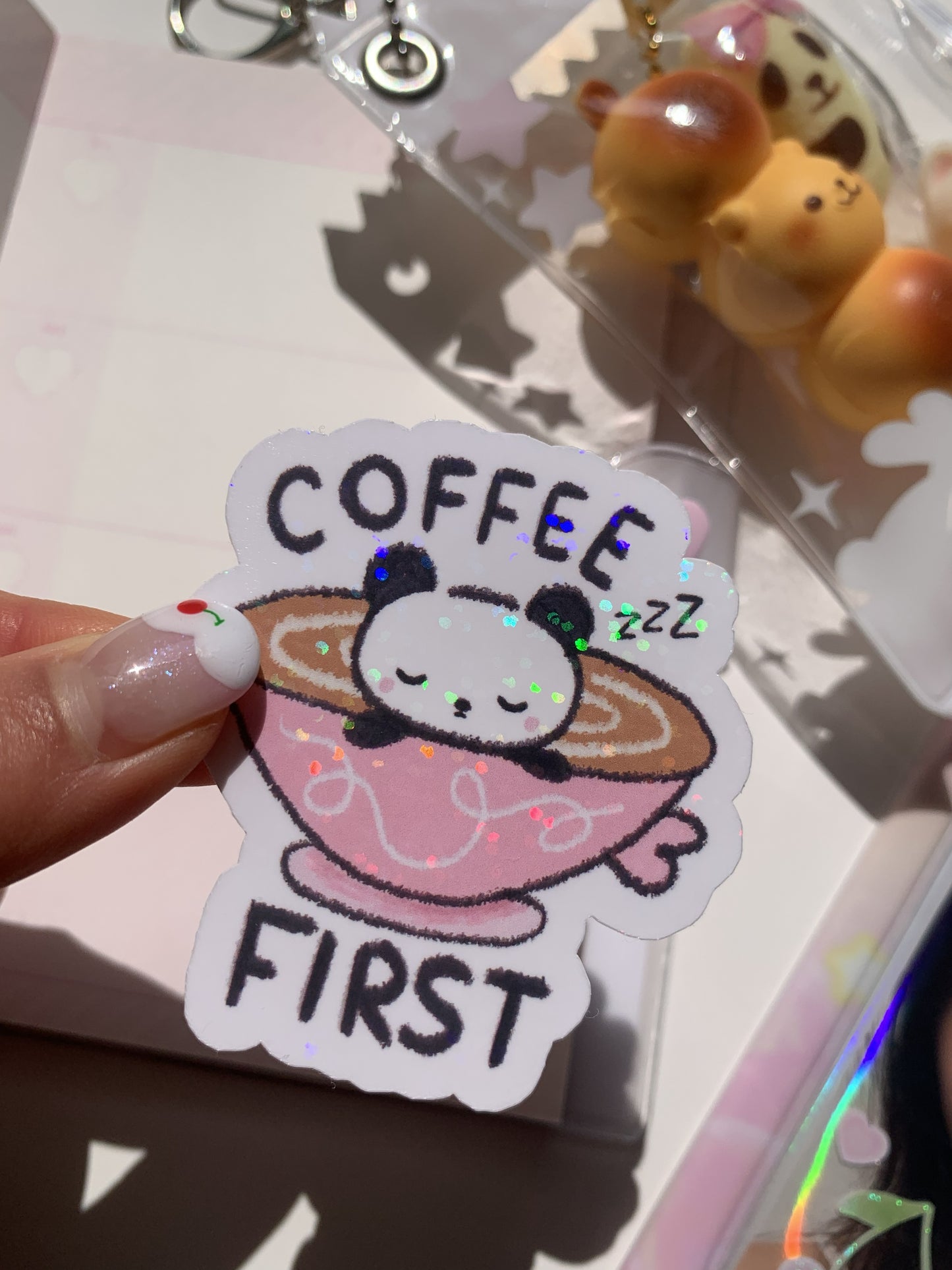 Coffee First Sticker