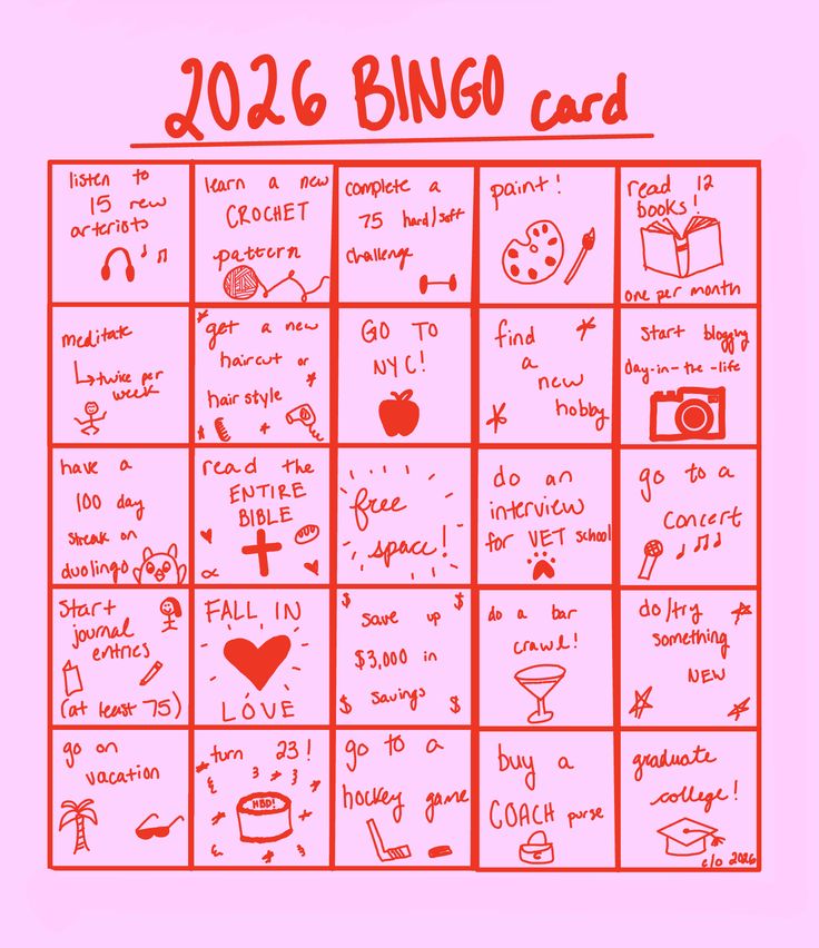 1/15 2026 BINGO CARD WORKSHOP