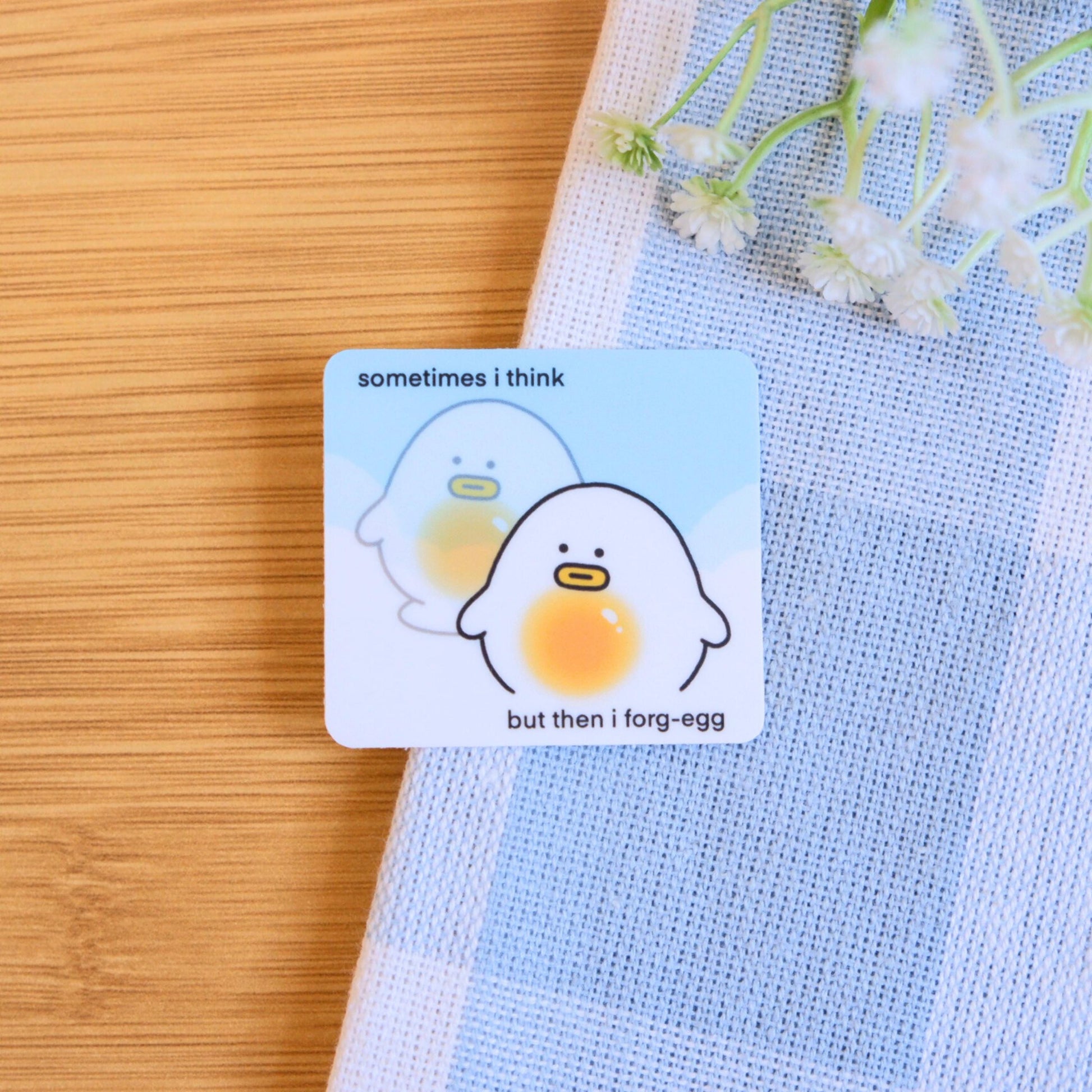 Forg-egg Eggwin Sticker