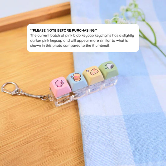 Kirby 4 Keycap Fidget Keychain