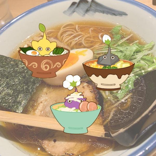Grey Rock Pik Ramen Sticker by missmelonsoda