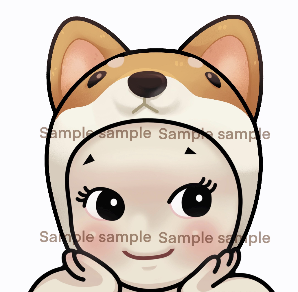 corgi sonny angel sticker