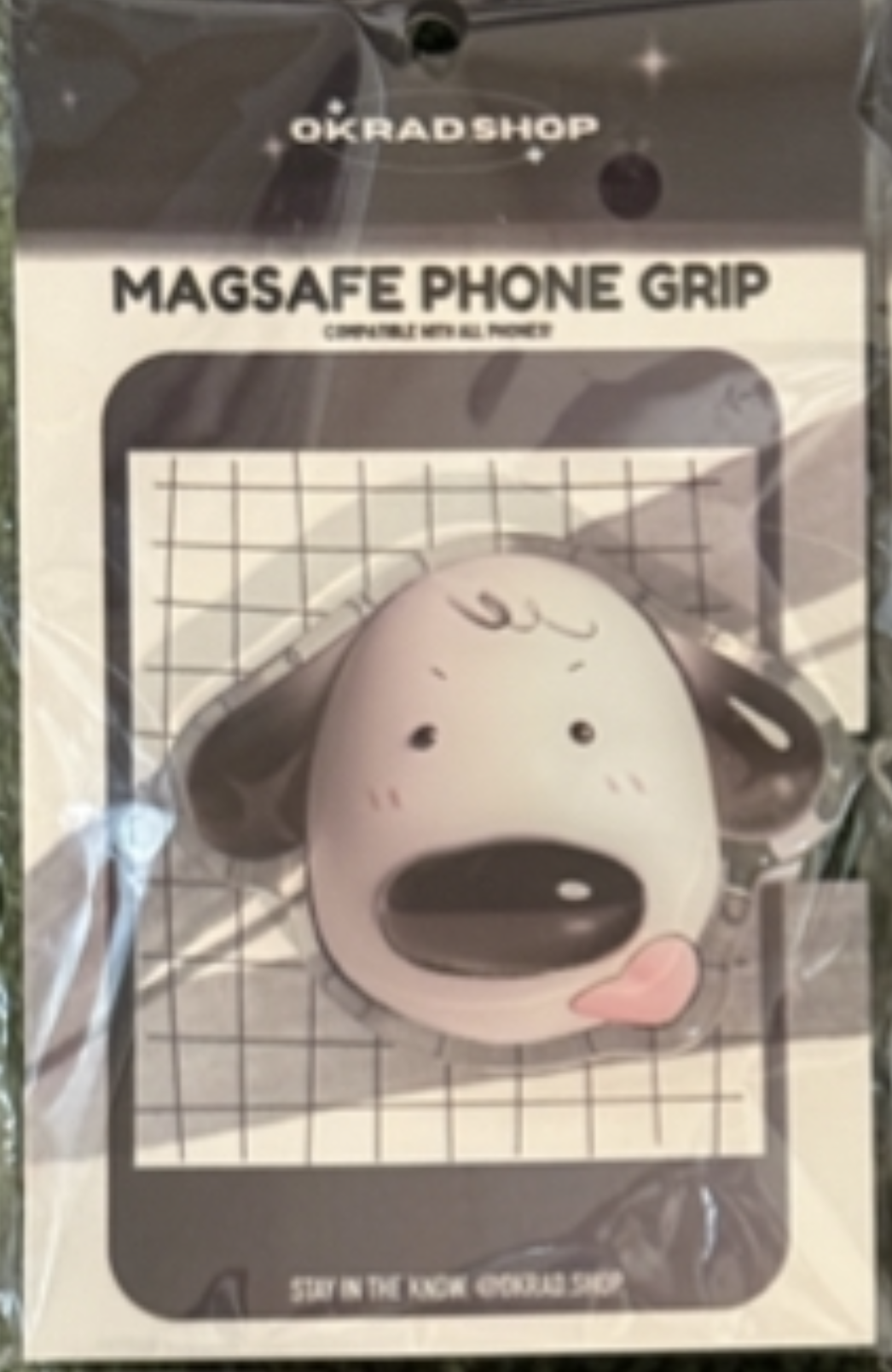dog magsafe phone grip