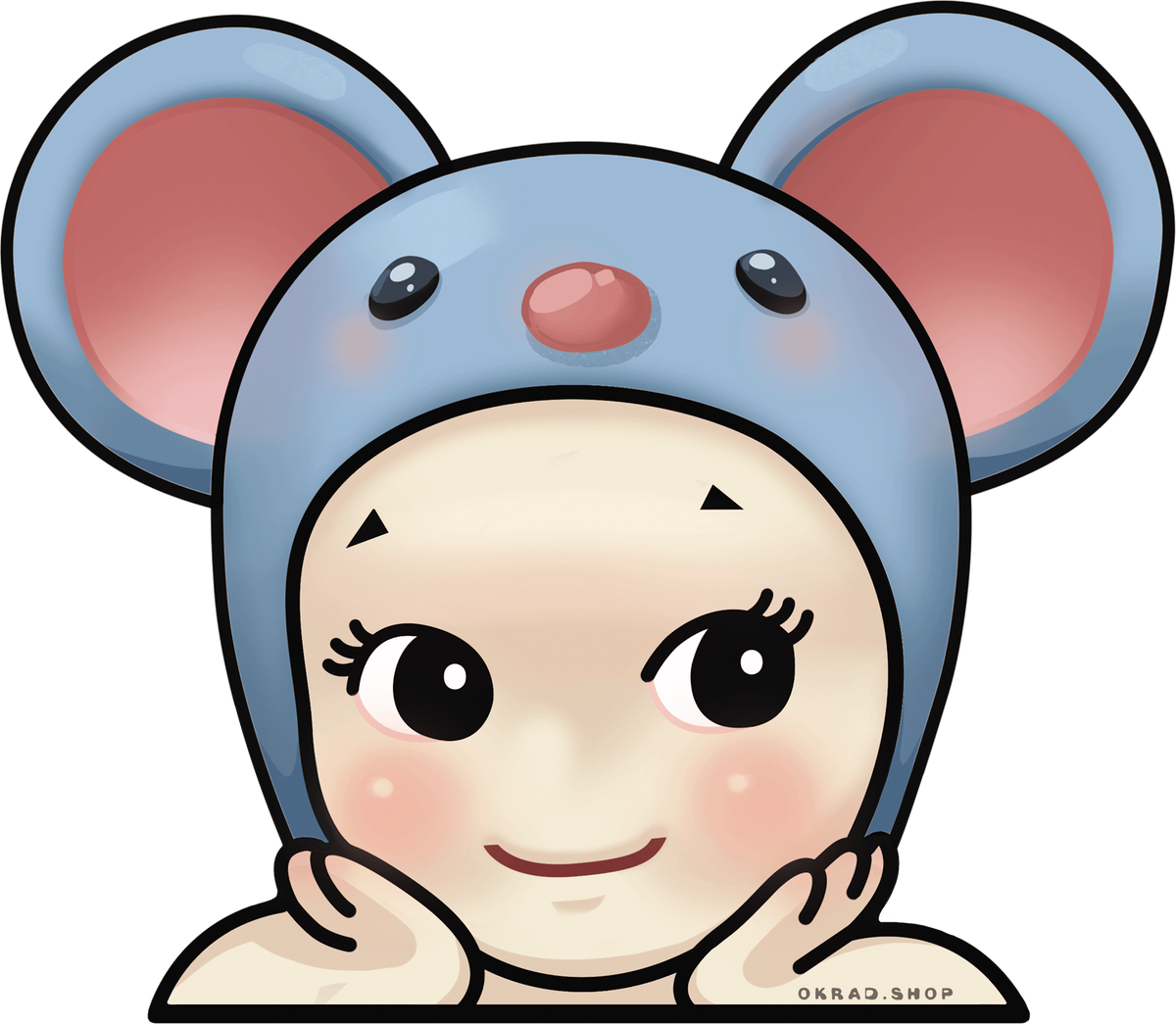 mouse sonny angel decal