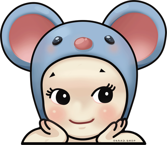 mouse sonny angel decal