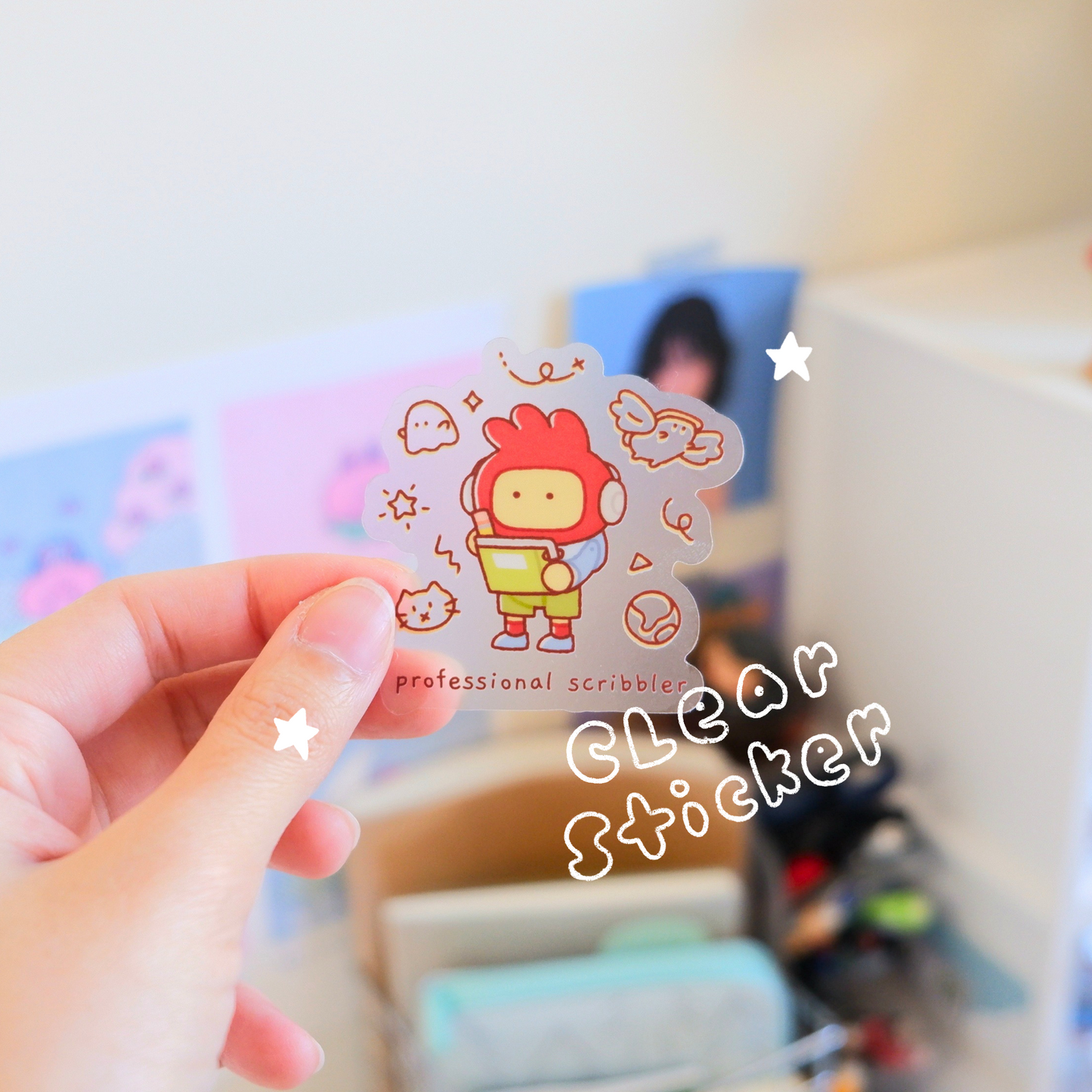 Professional Scribbler Sticker