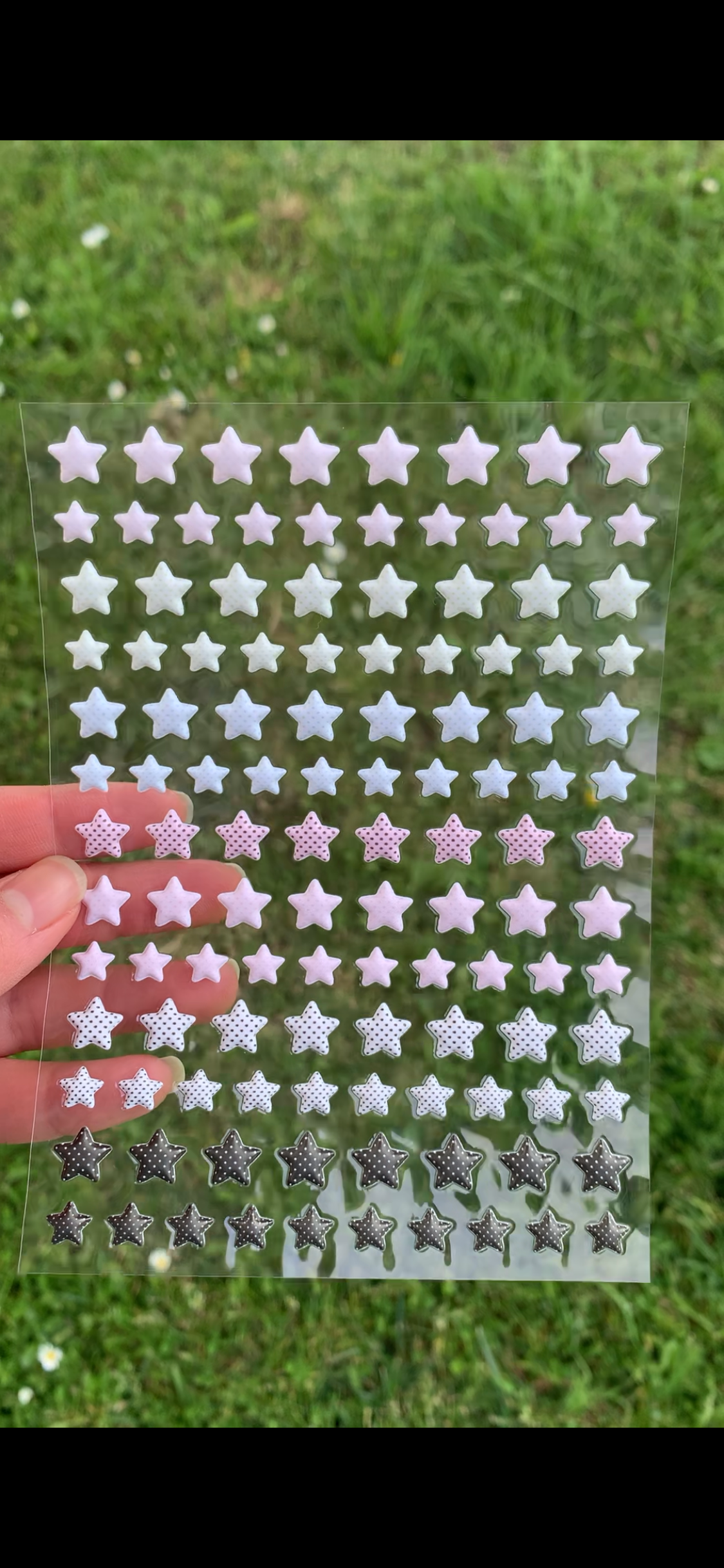Star Puffy Sticker Sheet