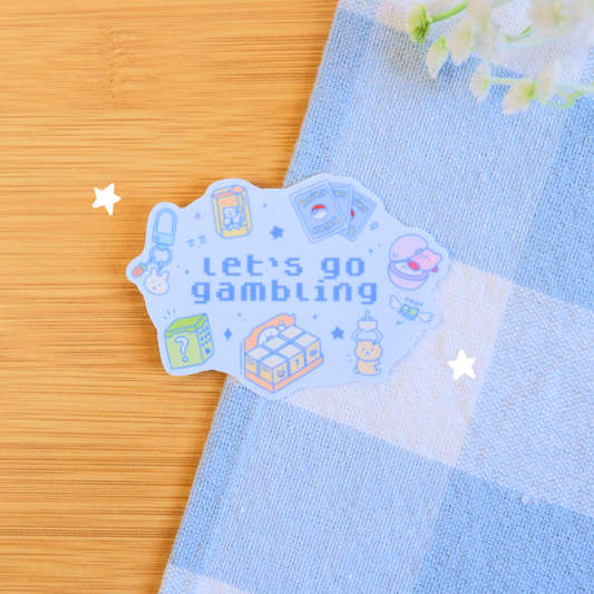 Let's Go Gambling Sticker