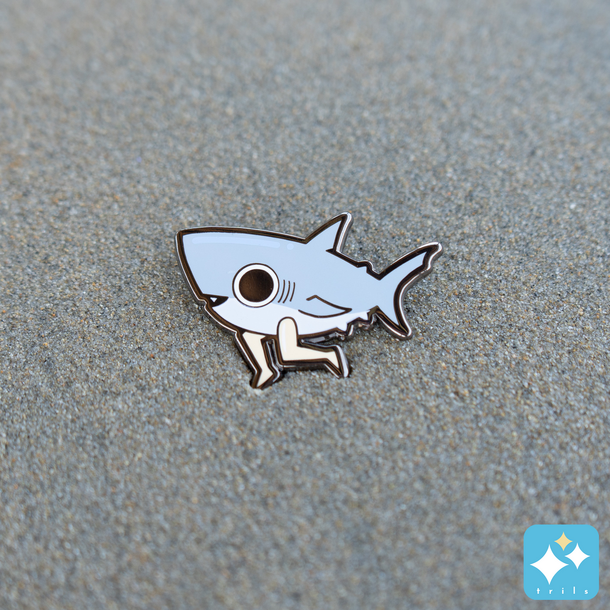 Shark with Legs Pins