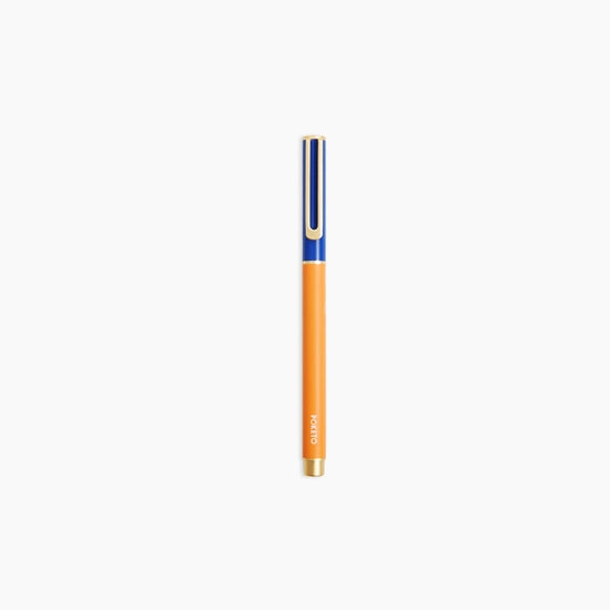 Colorblock Blue and Orange Pen