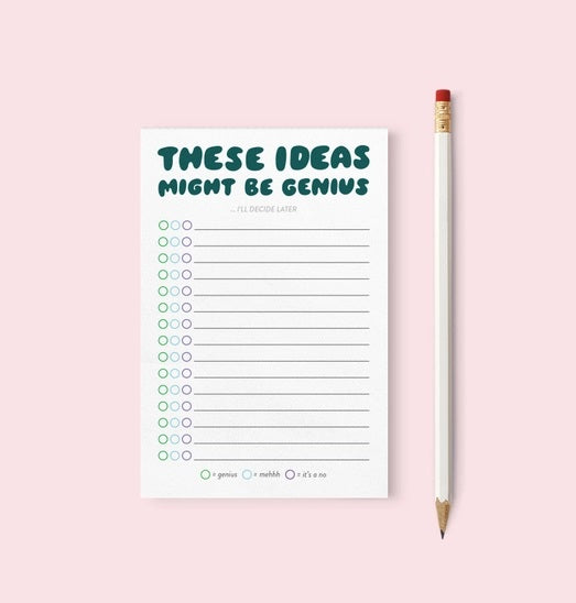 Genius Ideas Notepad