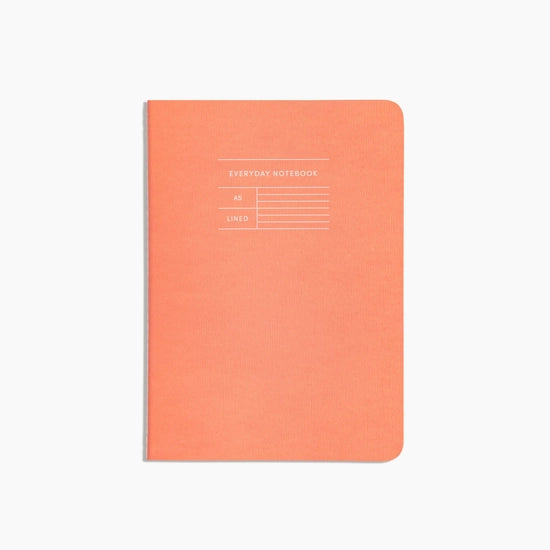 Orange Lined Notebook